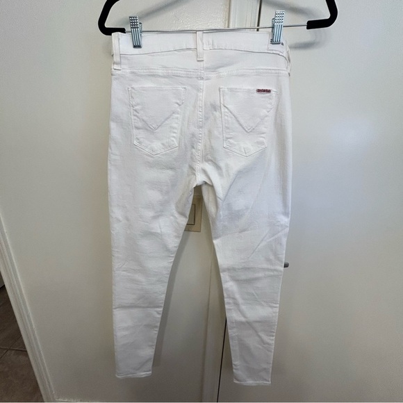 NWT Hudson Nico Mid Rise Super Skinny Jeans White Size 28 Stretch Denim - Picture 11 of 11